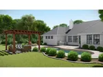 Traditional House Plan Rear Photo 03 - Lambert Lane Modern Farmhouse 167D-0006 - Shop House Plans and More