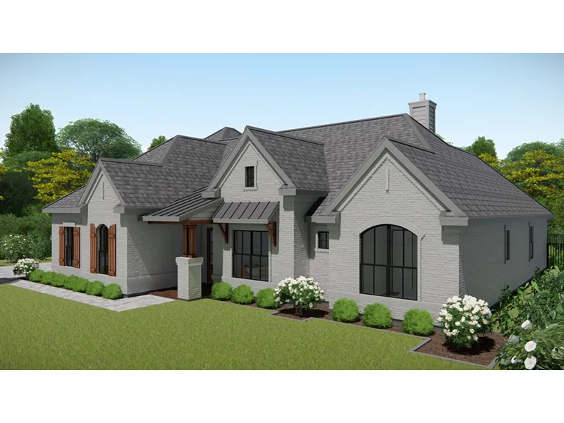 Country French House Plan Front Photo 01 - Nottoway Luxury Home 167D-0007 - Shop House Plans and More