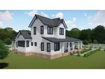 Modern Farmhouse Plan Front Photo 03 - Splendor Creek Farmhouse 167D-0009 - Shop House Plans and More