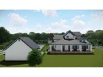 Modern Farmhouse Plan Rear Photo 02 - Splendor Creek Farmhouse 167D-0009 - Shop House Plans and More