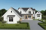 Modern House Plan Front of House 167D-0010