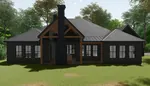 Farmhouse Plan Rear Photo 05 - 167D-0011 - Shop House Plans and More