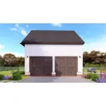 Building Plans Front of House 168D-6005