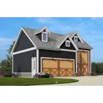 Building Plans Side View Photo 01 - 168D-6007 | House Plans and More