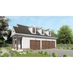 Building Plans Side View Photo - 168D-6008 | House Plans and More