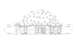 Country French House Plan Rear Elevation - Pinehurst Way Ranch Home 170D-0002 - Shop House Plans and More