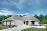 Modern House Plan Front Photo 01 - Upton Lane Ranch Home 170D-0004 - Shop House Plans and More