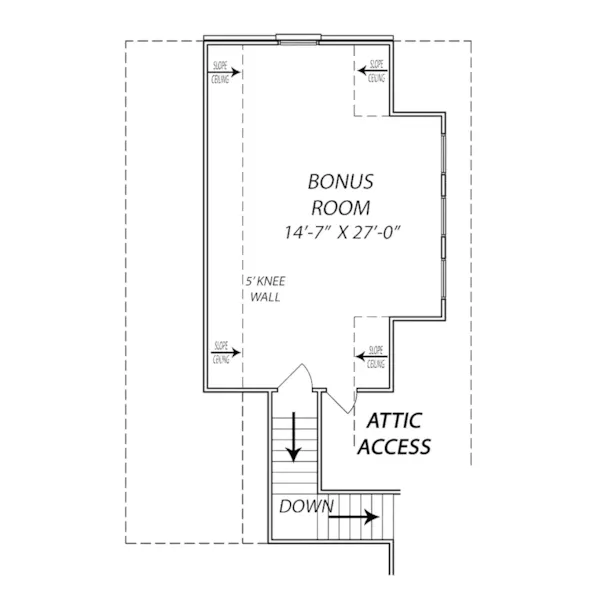 Ranch House Plan Bonus Room - Darion Creek Ranch Home 170D-0006 - Search House Plans and More