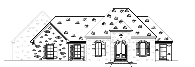 Country House Plan Front Elevation - Darion Creek Ranch Home 170D-0006 - Search House Plans and More