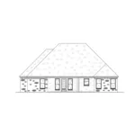 Country House Plan Rear Elevation - Eagle Gate Ranch Home 170D-0007 - Search House Plans and More