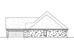 Ranch House Plan Right Elevation - Eagle Gate Ranch Home 170D-0007 - Search House Plans and More