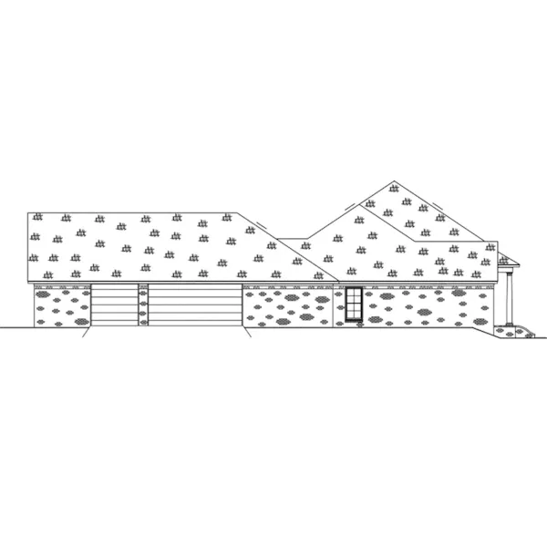 Country French House Plan Left Elevation - 170D-0008 - Shop House Plans and More