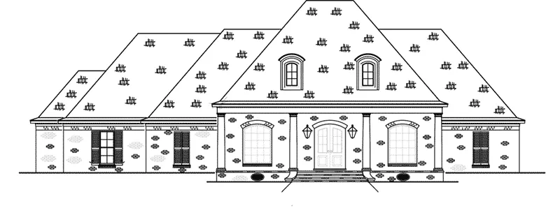 Lowcountry House Plan Front Elevation - 170D-0009 - Shop House Plans and More