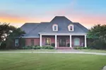 Acadian House Plan Front of House 170D-0009