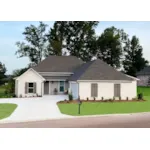 Traditional House Plan Front of House 170D-0010