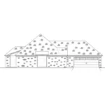 European House Plan Left Elevation - 170D-0010 - Shop House Plans and More