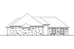 Acadian House Plan Left Elevation - Bowman Creek Ranch Home 170D-0011 - Shop House Plans and More