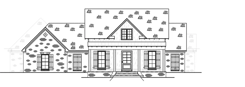Farmhouse Plan Front Elevation - 170D-0012 - Shop House Plans and More