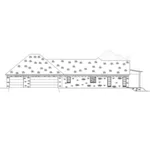 Farmhouse Plan Left Elevation - 170D-0012 - Shop House Plans and More