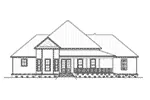 Traditional House Plan Front Elevation - 170D-0013 - Shop House Plans and More