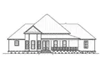 Ranch House Plan Front Elevation - 170D-0013 - Shop House Plans and More