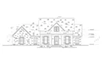 Ranch House Plan Front Elevation - Tanner Hill Acadian Home 170D-0014 - Shop House Plans and More