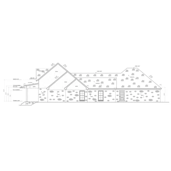 Country House Plan Right Elevation - Tanner Hill Acadian Home 170D-0014 - Shop House Plans and More