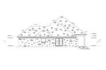Country House Plan Left Elevation - 170D-0015 - Shop House Plans and More