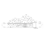 Traditional House Plan Left Elevation - 170D-0015 - Shop House Plans and More