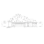 Traditional House Plan Right Elevation - 170D-0015 - Shop House Plans and More