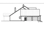Southern House Plan Left Elevation - Aster Lane Country Home 170D-0016 - Shop House Plans and More