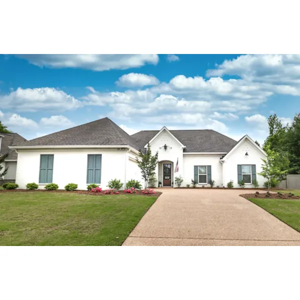 European House Plan Front of Home - Dogwood Path Ranch Home 170D-0023 - Shop House Plans and More