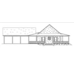 Country House Plan Left Elevation - 170D-0018 - Shop House Plans and More