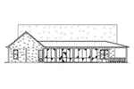 Traditional House Plan Rear Elevation - 170D-0018 - Shop House Plans and More