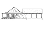 Traditional House Plan Right Elevation - 170D-0018 - Shop House Plans and More