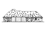 Ranch House Plan Rear Elevation - 170D-0019 - Shop House Plans and More