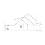 Modern Farmhouse Plan Left Elevation - 170D-0020 - Shop House Plans and More