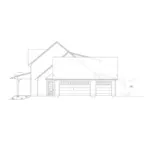 Modern Farmhouse Plan Right Elevation - 170D-0020 - Shop House Plans and More