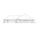 Traditional House Plan Right Elevation - 170D-0022 - Shop House Plans and More