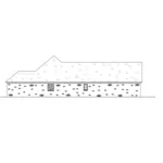 Southern House Plan Left Elevation - 170D-0023 - Shop House Plans and More