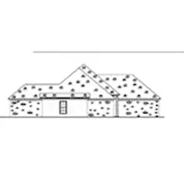 Country French House Plan Left Elevation - 170D-0024 - Shop House Plans and More