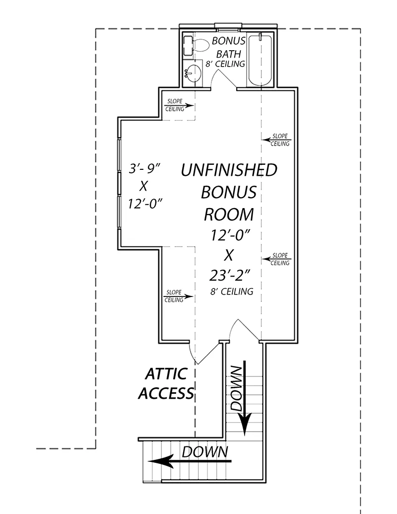 Acadian House Plan Bonus Room - Valhalla Southern Home 170D-0027 - Shop House Plans and More