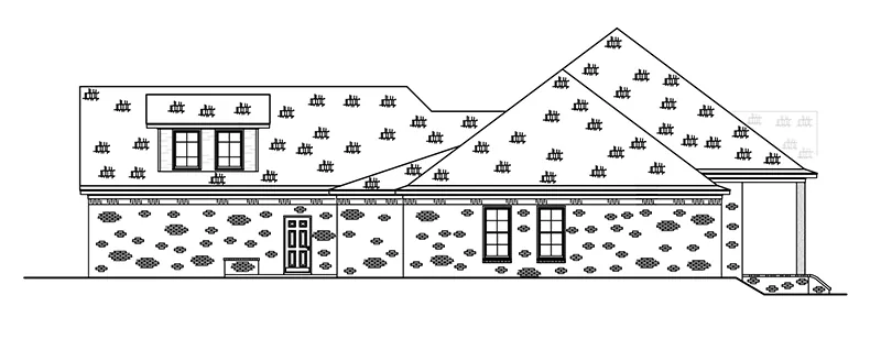 Acadian House Plan Left Elevation - Valhalla Southern Home 170D-0027 - Shop House Plans and More