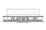 Modern Farmhouse Plan Front Elevation - Old Farm Country Home 170D-0029 - Shop House Plans and More