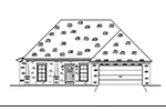 Country French House Plan Front Elevation - 170D-0030 - Shop House Plans and More