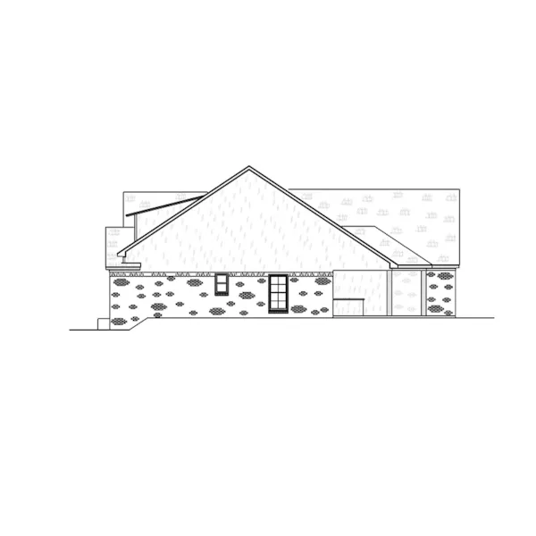 Mountain House Plan Right Elevation - 170D-0031 - Shop House Plans and More