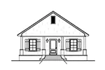 Acadian House Plan Front Elevation - 170D-0035 | House Plans and More