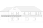 Country House Plan Rear Elevation - Adamson Craftsman Home 172D-0001 - Search House Plans and More