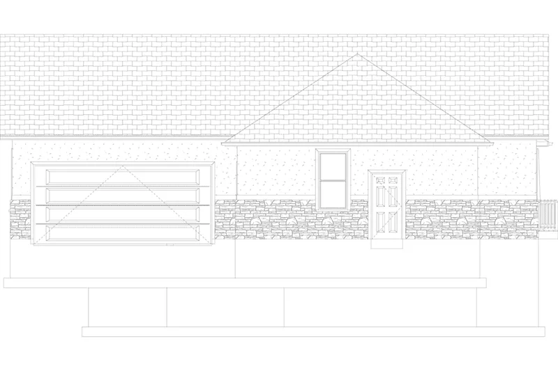 Country House Plan Right Elevation - Adamson Craftsman Home 172D-0001 - Search House Plans and More