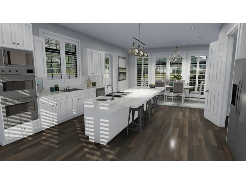 Farmhouse Plan Kitchen Photo 03 - Anderson Bay Craftsman Home 172D-0006 - Search House Plans and More